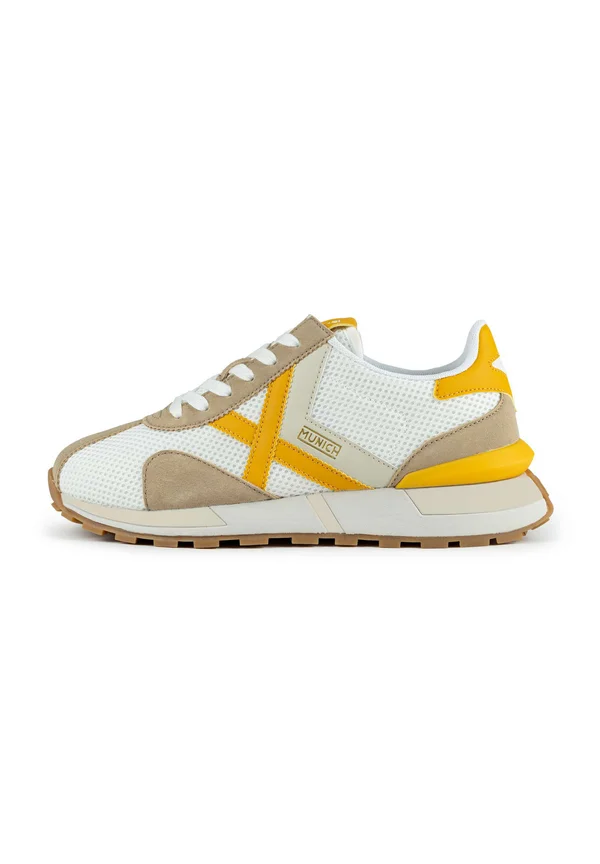 NEW SAPPORO - Trainers - white,mustard