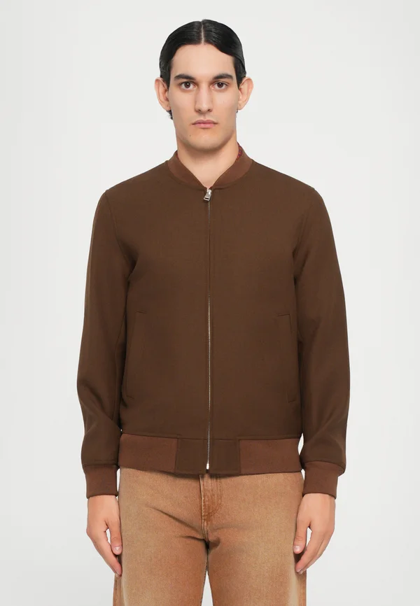 NEW TEDDY - Bomber Jacket - tabac