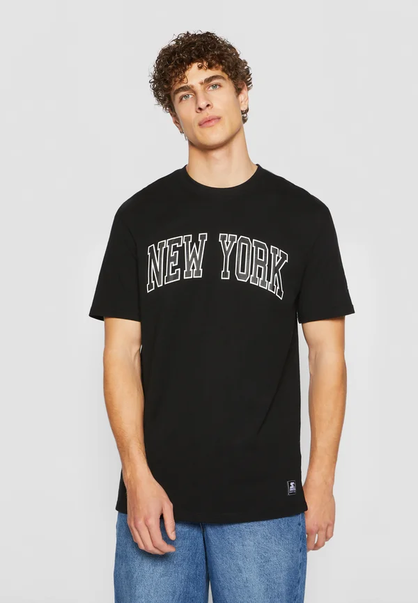 NEW YORK - Print T-shirt - black