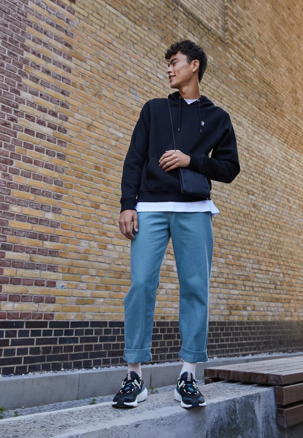 NEW YORK YANKEES BASE RUNNER BURNSIDE HOOD - Sweatshirt - jet black