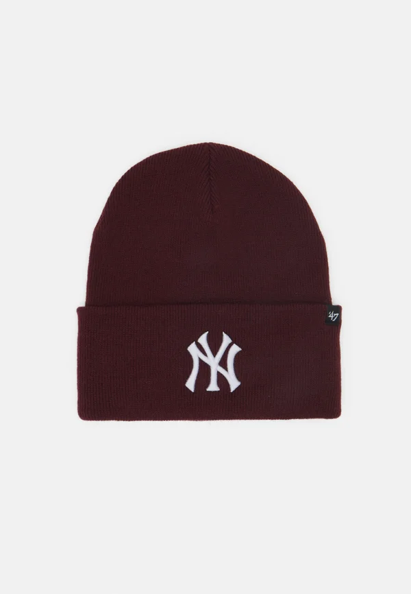 NEW YORK YANKEES HAYMAKER CUFF UNISEX - Beanie - dark maroon