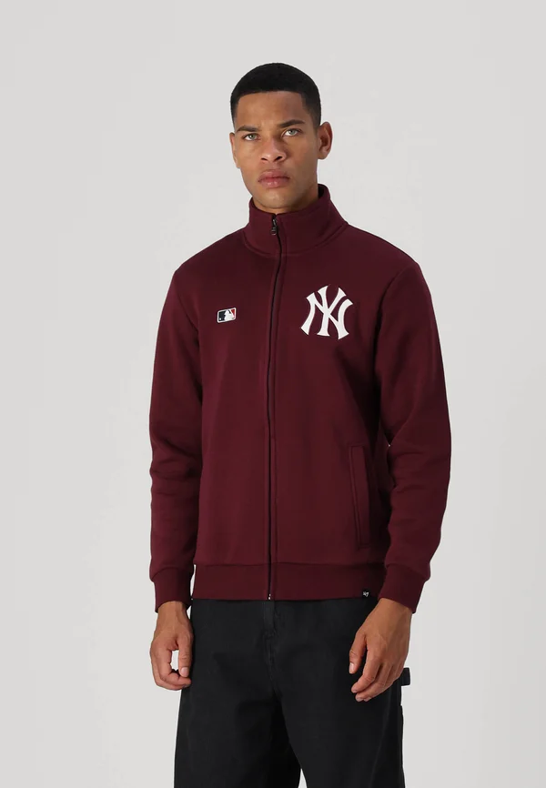 NEW YORK YANKEES JACKET - Training jacket - dark maroon