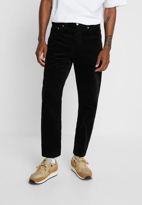 NEWEL PANT COVENTRY CORDUROY - Trousers - black rinsed