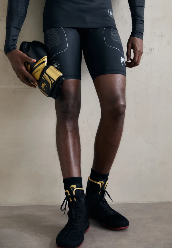 NEXUS VALE TUDO SHORTS - Leggings - black/silver-coloured