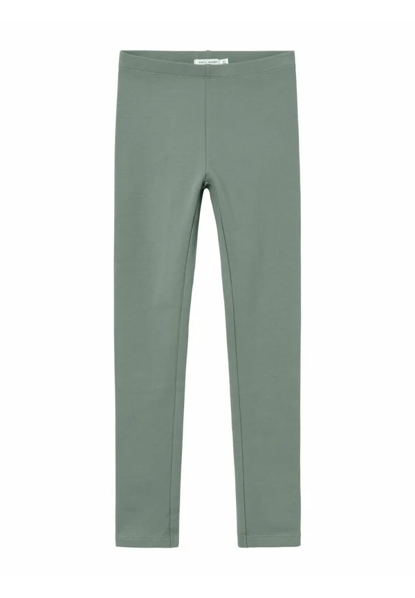 NFDAVINA SOLID SWE BRU NOOS - Leggings - Trousers - green