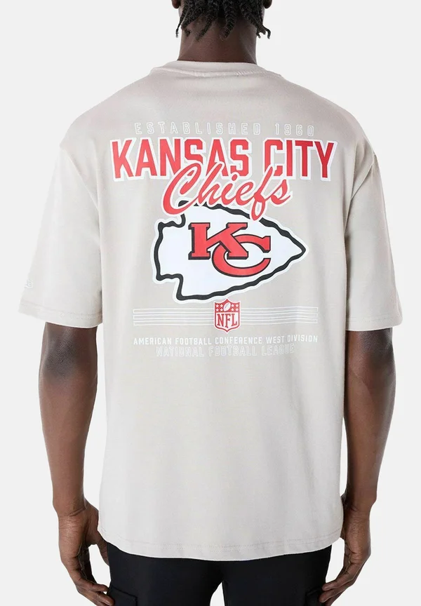 NFL BACK KANSAS CITY CHIEFS - Print T-shirt - grey