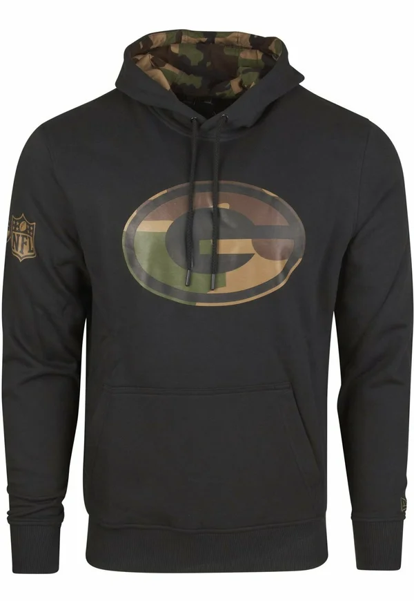 NFL BAY PACKERS - Hoodie - black wood camo