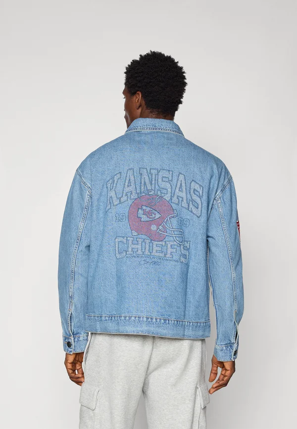NFL KANSAS CITY CHIEFS JACKET - Club wear - blue denim