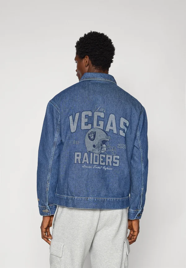 NFL LAS VEGAS RAIDERS JACKET - Club wear - blue denim