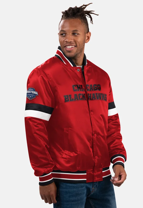 NHL Chicago Blackhawks Home Game - Bomber Jacket - red