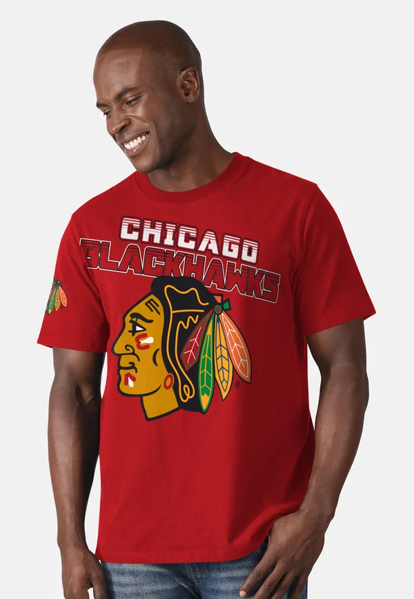 NHL CHICAGO BLACKHAWKS  - Print T-shirt - red
