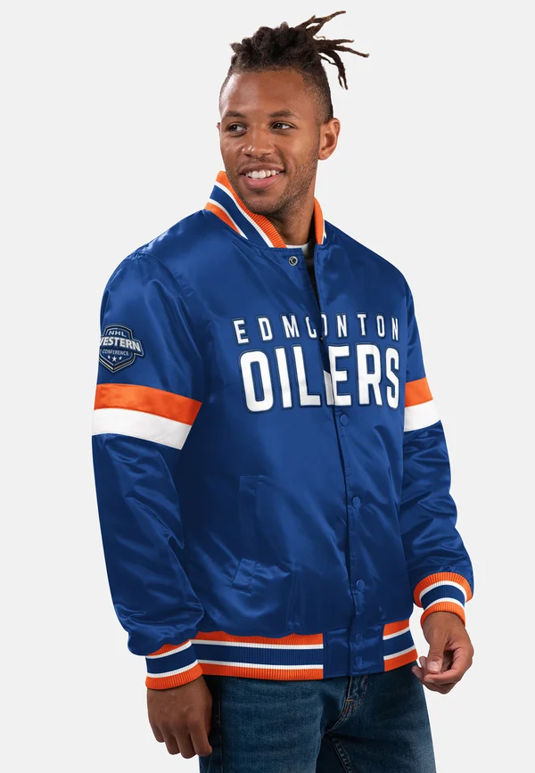 NHL Edmonton Oilers Home Game - Bomber Jacket - blue