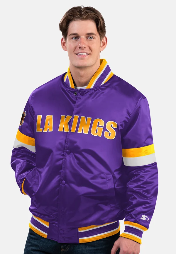 NHL Los Angeles Kings Vintage DivePlay Home Game - Bomber Jacket - purple