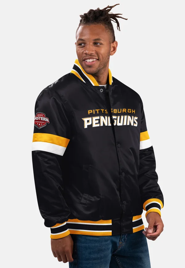 NHL PITTSBURGH PENGUINS HOME GAME  - Bomber Jacket - black