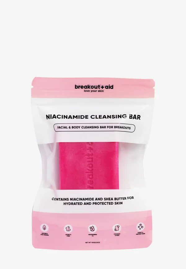 NIACINAMIDE CLEANSING BAR FOR BREAKOUTS - BODY AND FACE - Soap bar