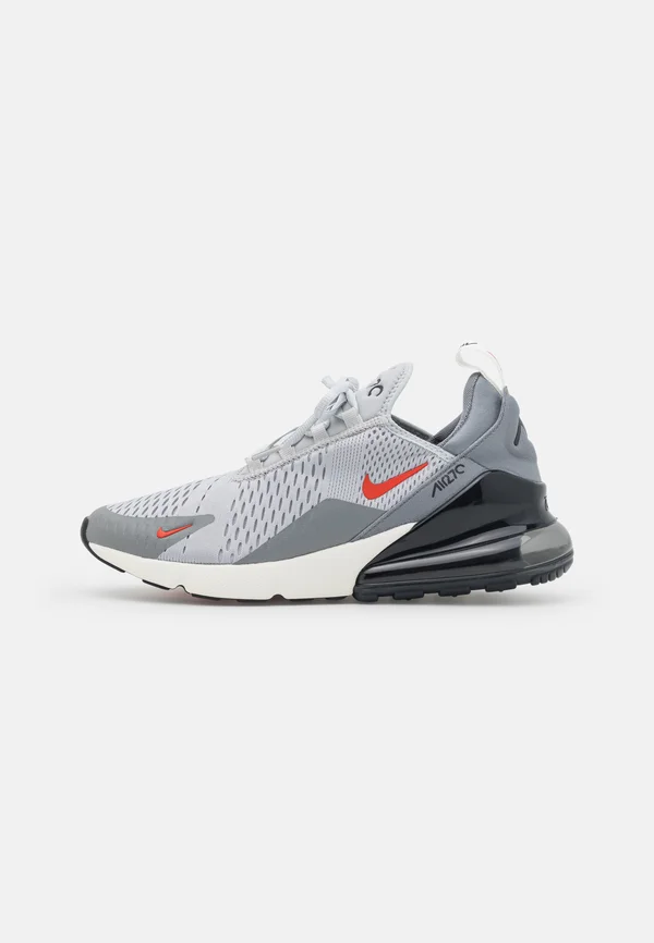 NIKE AIR MAX 270 - Trainers - grey fog/team orange/sail/particle grey