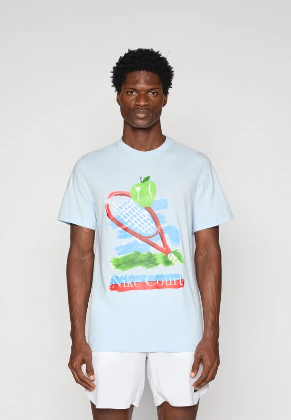 NIKECOURT TEE US OPEN - Print T-shirt - celestine blue