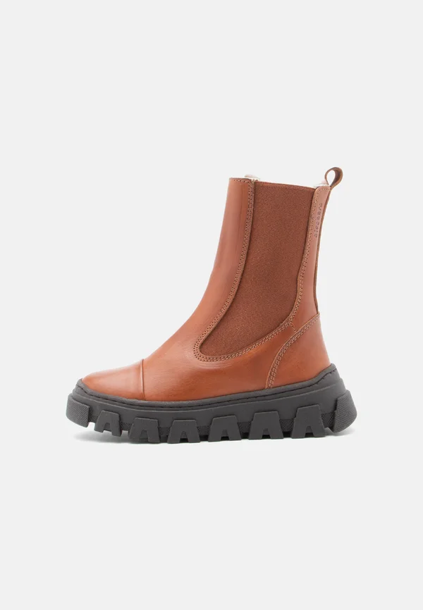 NILLA - Winter boots - cognac