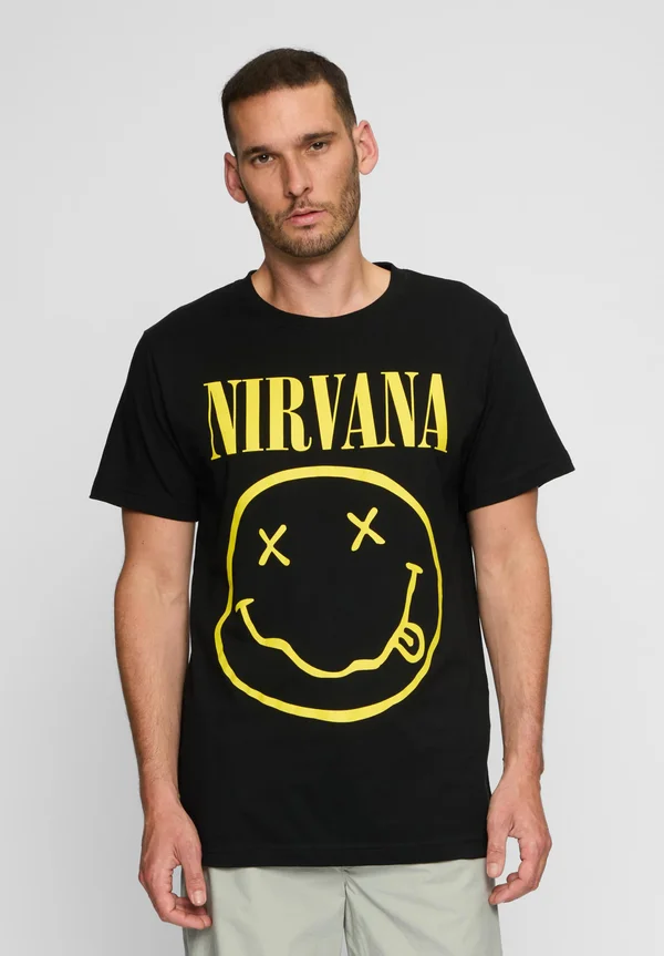 NIRVANA LITHIUM TEE - Print T-shirt - black