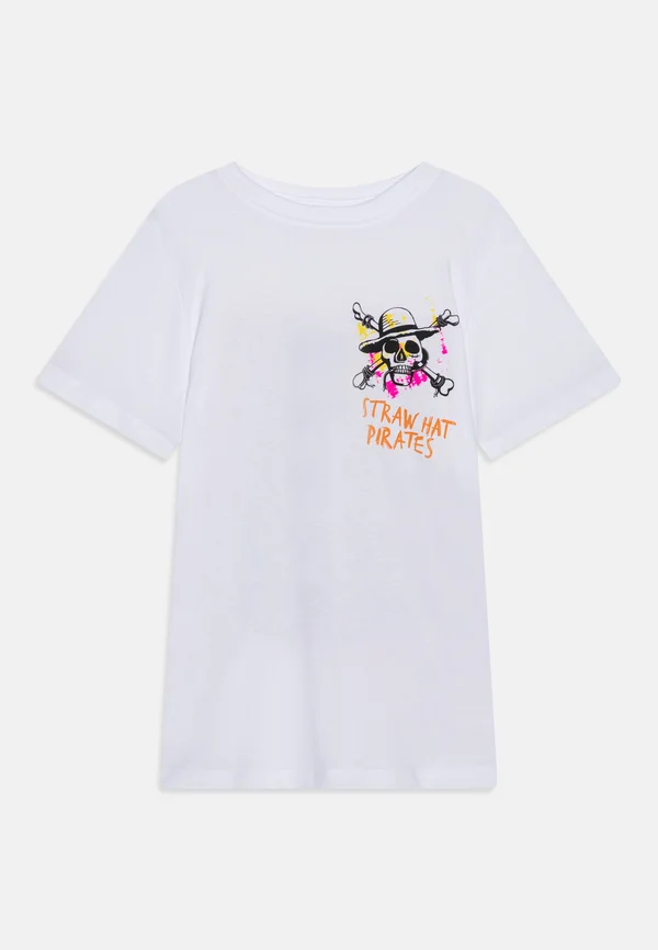 NKMAMBA ONEPIECE - Print T-shirt - bright white