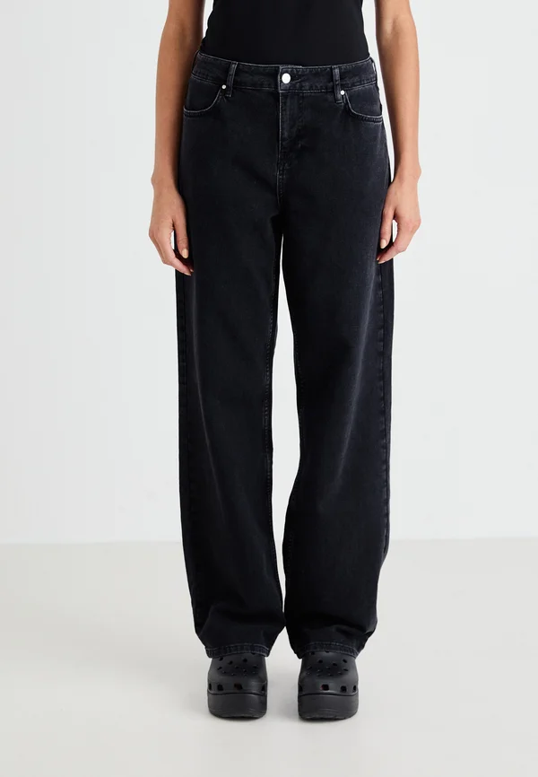 NMALEXA - Relaxed fit jeans - black