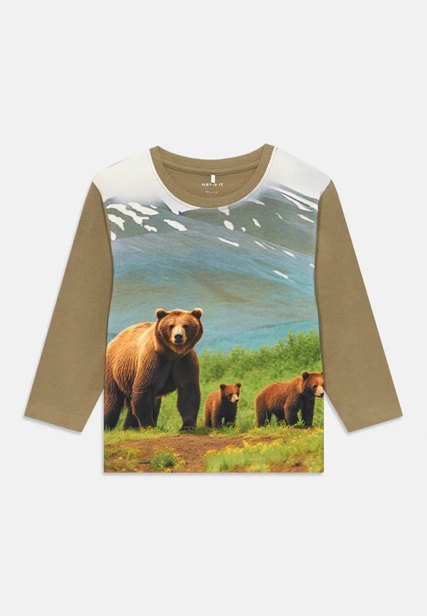 NMMOSVALD - Long sleeved top - khaki