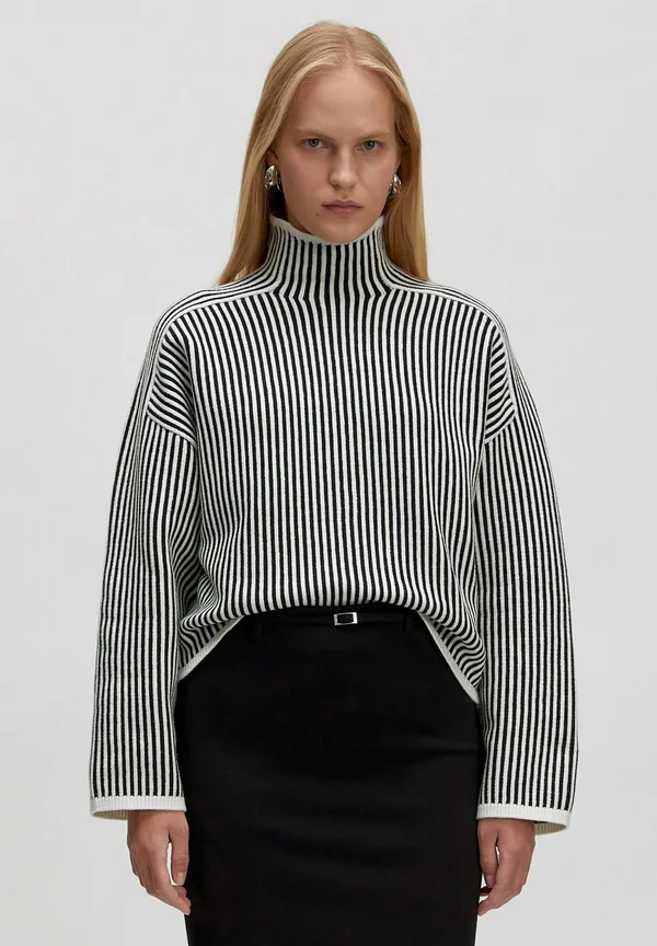 NOHEA - Jumper - weiß/schwarz