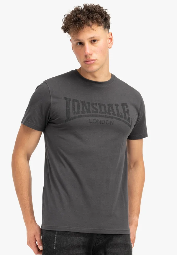 NORMALE PASSFORM LOGO KAI - Print T-shirt - anthracite black