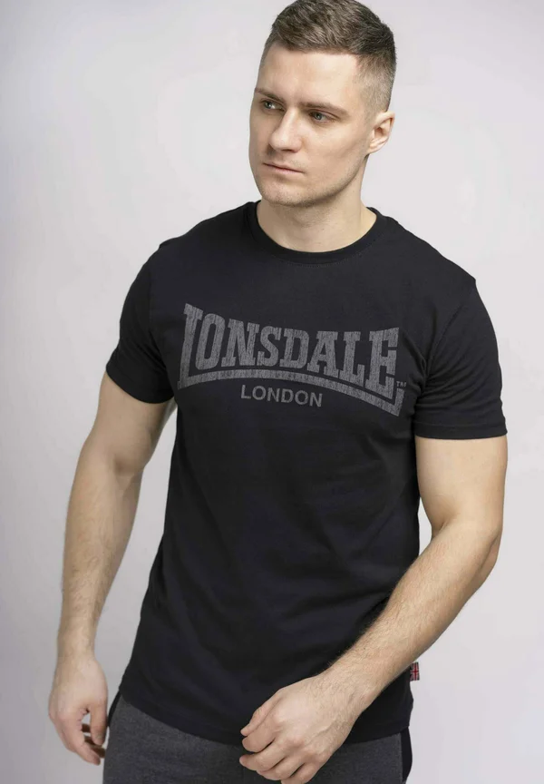 NORMALE PASSFORM LOGO KAI - Print T-shirt - black