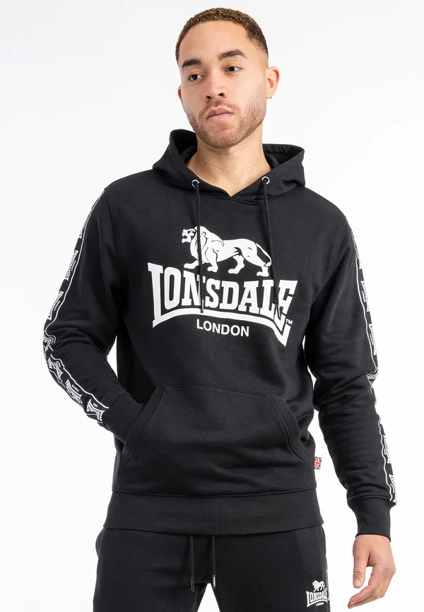 NORMALE PASSFORM SCOUSBURGH - Hoodie - black white
