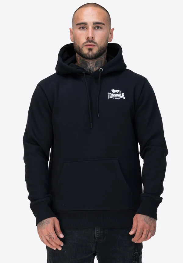 NORMALE PASSFORM TALMINE - Hoodie - black/white