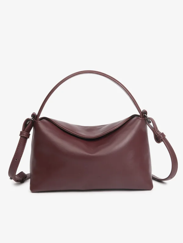 NOTE SOFT STRUCTURE - Handbag - midnight plum