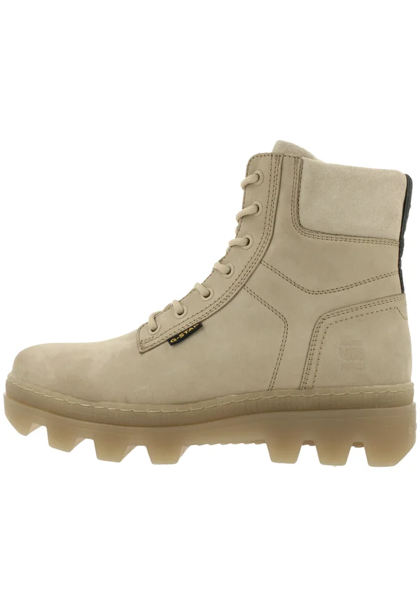 NOXER HGH NUB M - Lace-up ankle boots - taupe