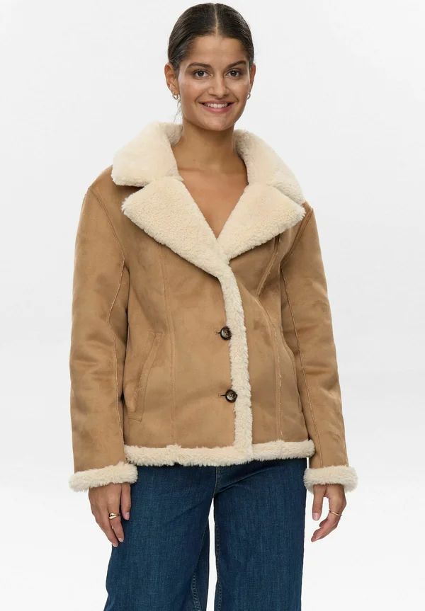 NUELIOTTA REVERSIBLE  - Winter jacket - cognac