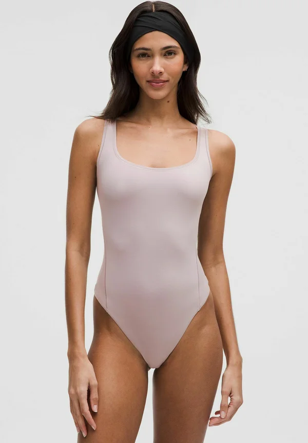 NULU SQUARE-NECK - Top - Mauve Grey