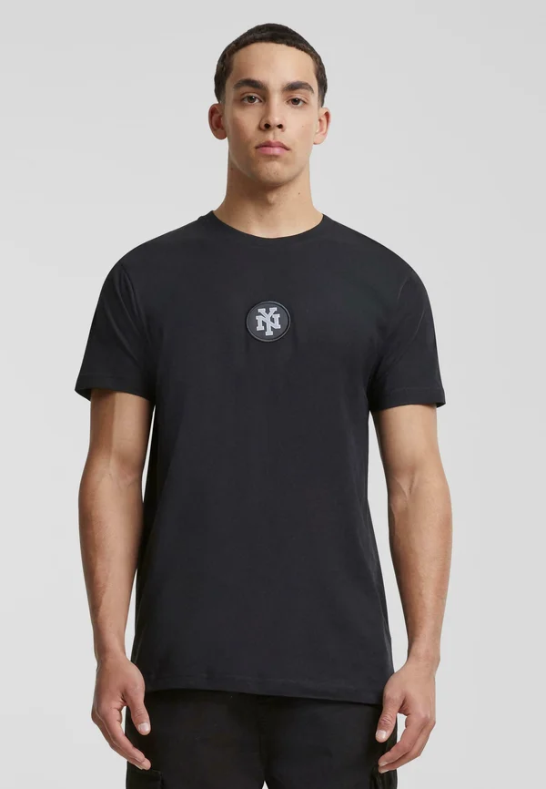 NY PATCH  - Basic T-shirt - black