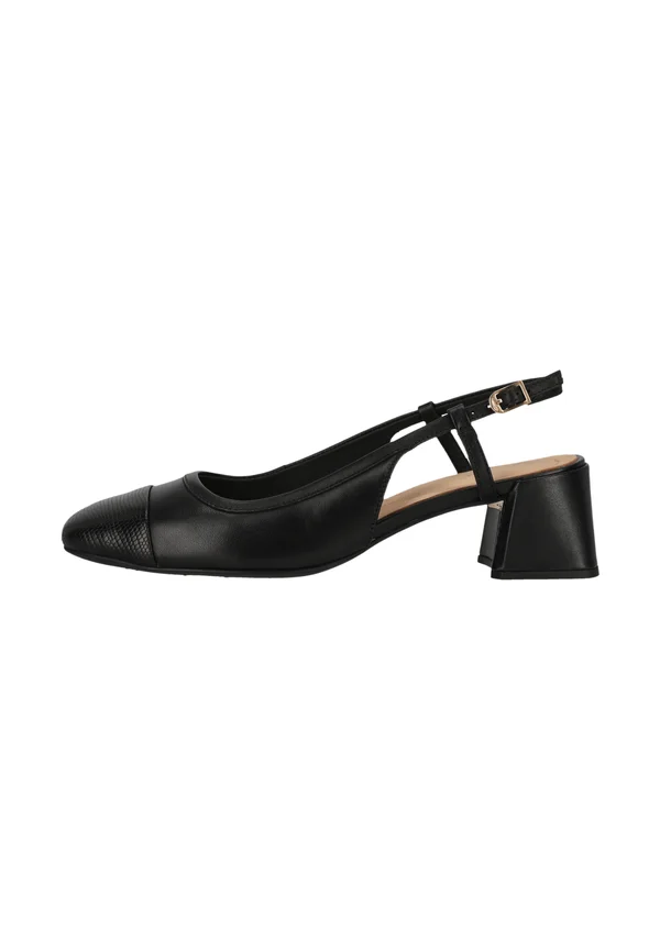 NYTA - Classic heels - d black combi lea