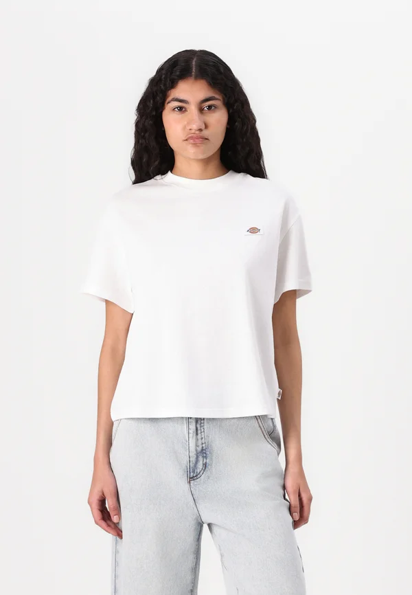 OAKPORT BOXY TEE - Basic T-shirt - white