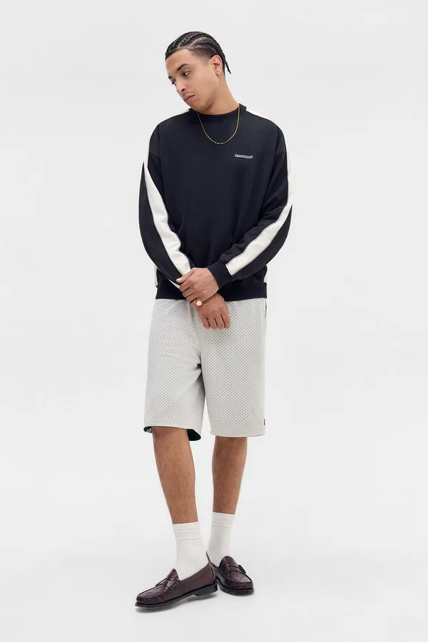 OCTAVIUS PANEL UNISEX - Sweatshirt - black