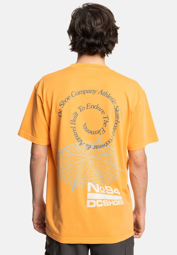 OFF COURSE - Print T-shirt - njzw radiant yellow acid wash