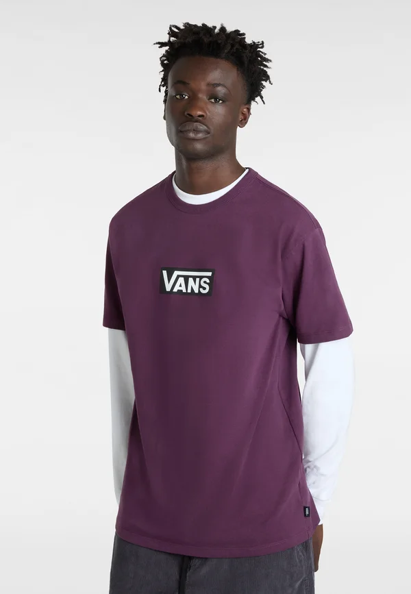 OFF THE WALL II DROP - Print T-shirt - blackberry wine
