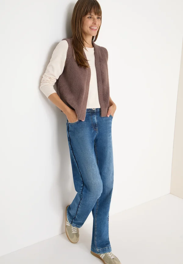 OFFENE  - Waistcoat - braun