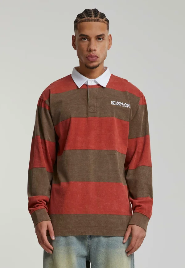 OG SPORT RUGBY  - Polo shirt - darkbrown red