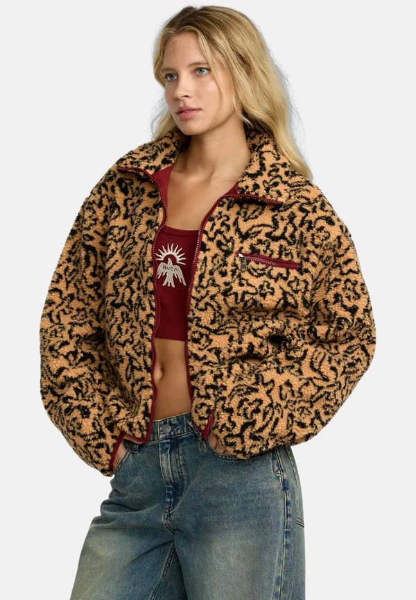 OH HUSH SHERPA - Fleece jacket - ochre