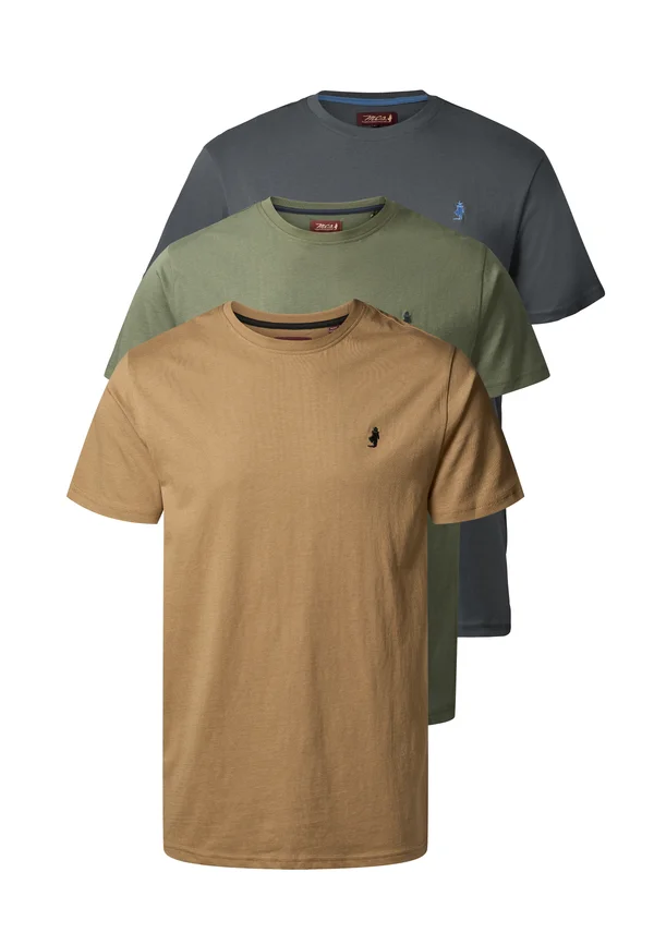 OHIO 3 PACK - Basic T-shirt - irongate otter beetle