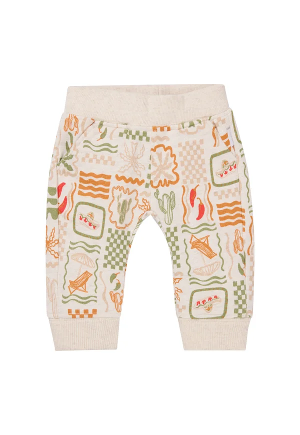 OKA - Tracksuit bottoms - tropical pattern