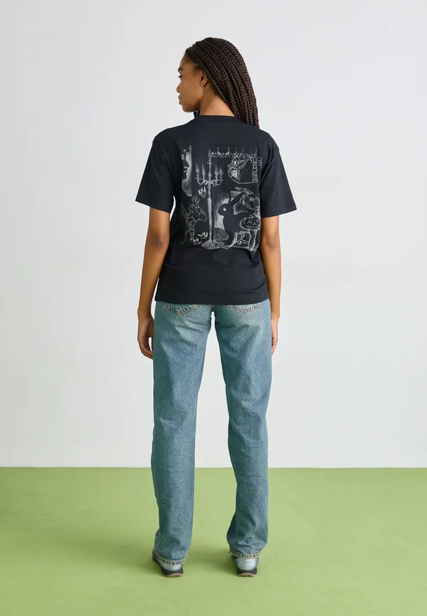 OKNICEOK - Print T-shirt - black