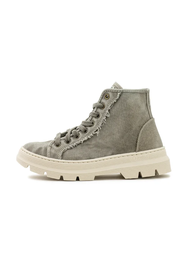 OLD IRIS - Platform ankle boots - gris claro