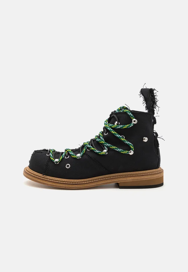 OLIVER - Lace-up ankle boots - nero
