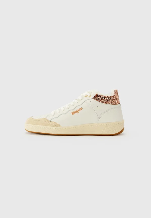 OLYMPIA 13 - High-top trainers - white/nude